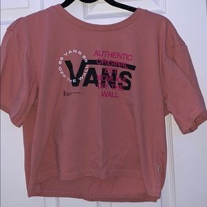 Pink Vans Crop Top